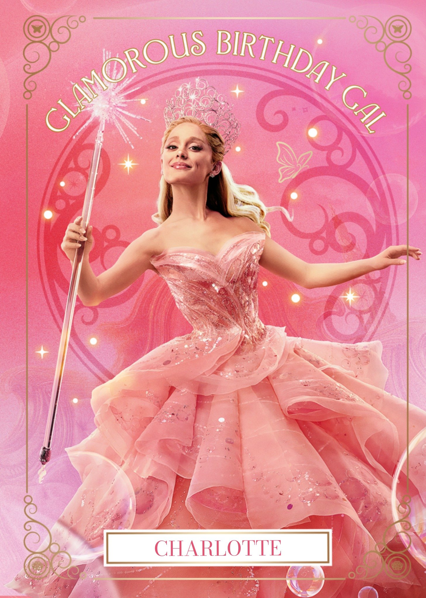 Moonpig Wicked Glinda The Good Witch Glamorous Birthday Gal Card