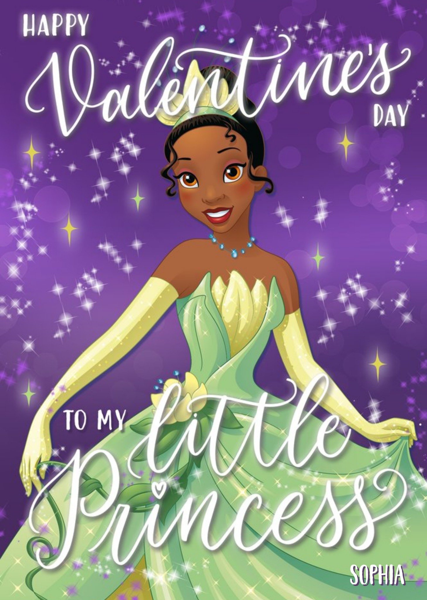 Disney Princesses Disney Princess Tiana Valentine's Day Card