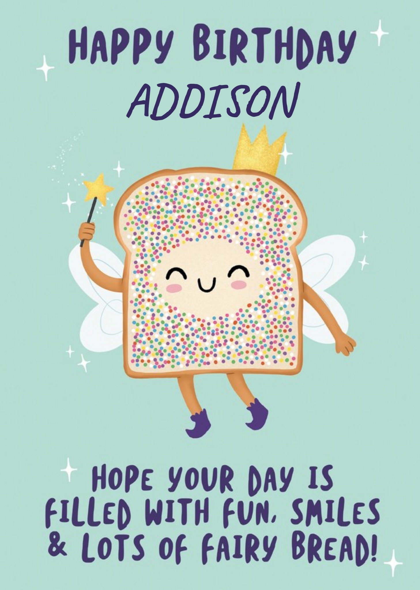 Moonpig London Studio Lol Illustration Hearts Australian Birthday Card