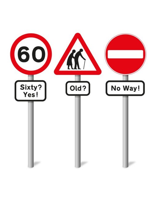 Mungo and Shoddy Road Sign Birthday Card