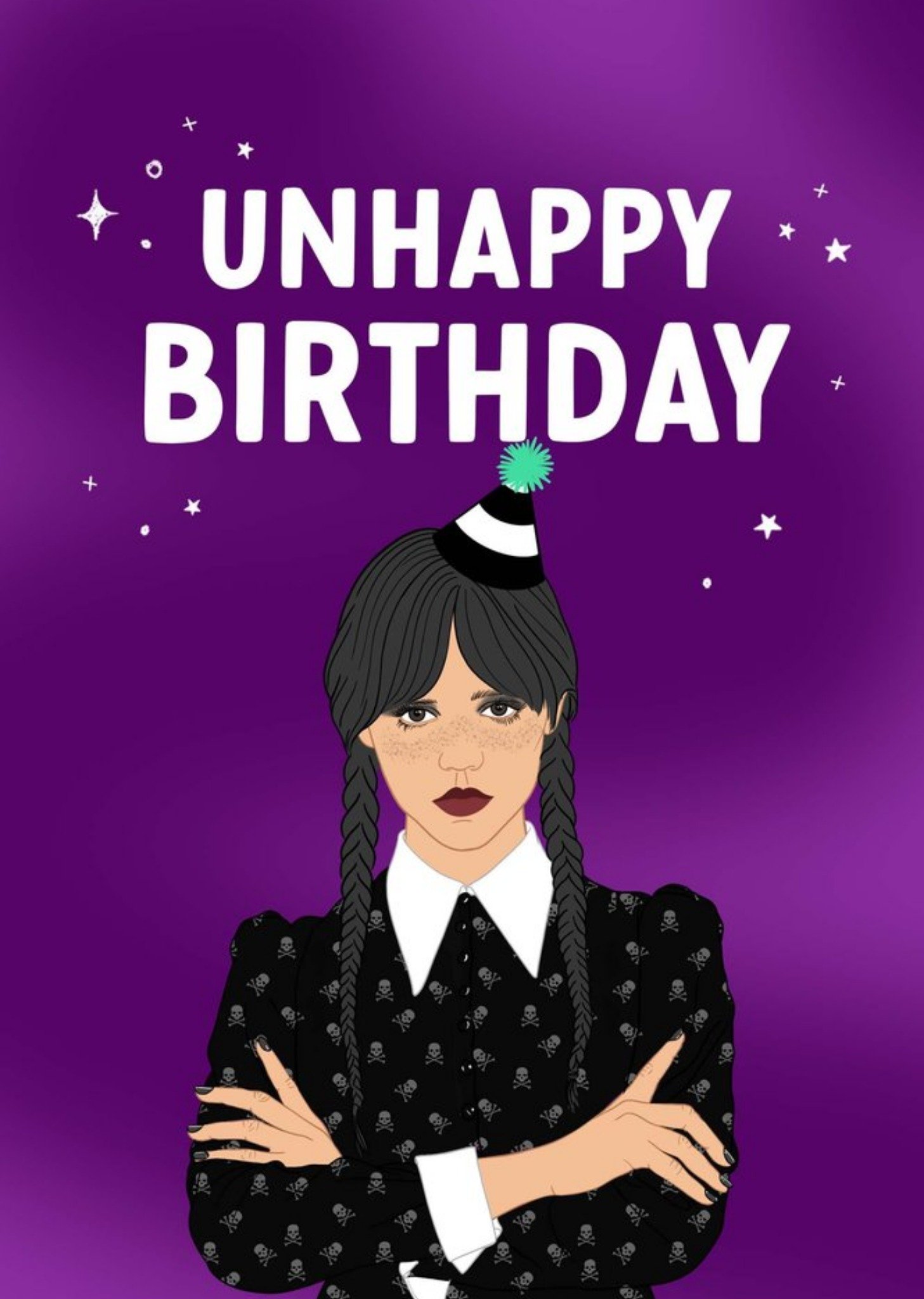Moonpig Unhappy Birthday Illustrated Card
