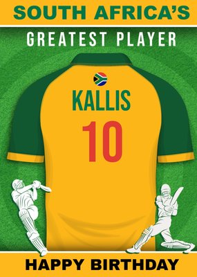 Cricket Legends South Africa's Greatest Player Card