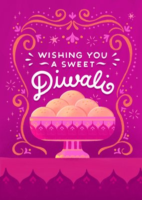Wishing You A Sweet Diwali Card