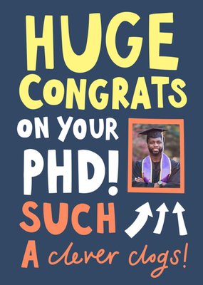 Congrats On Your PHD Photo Upload Card