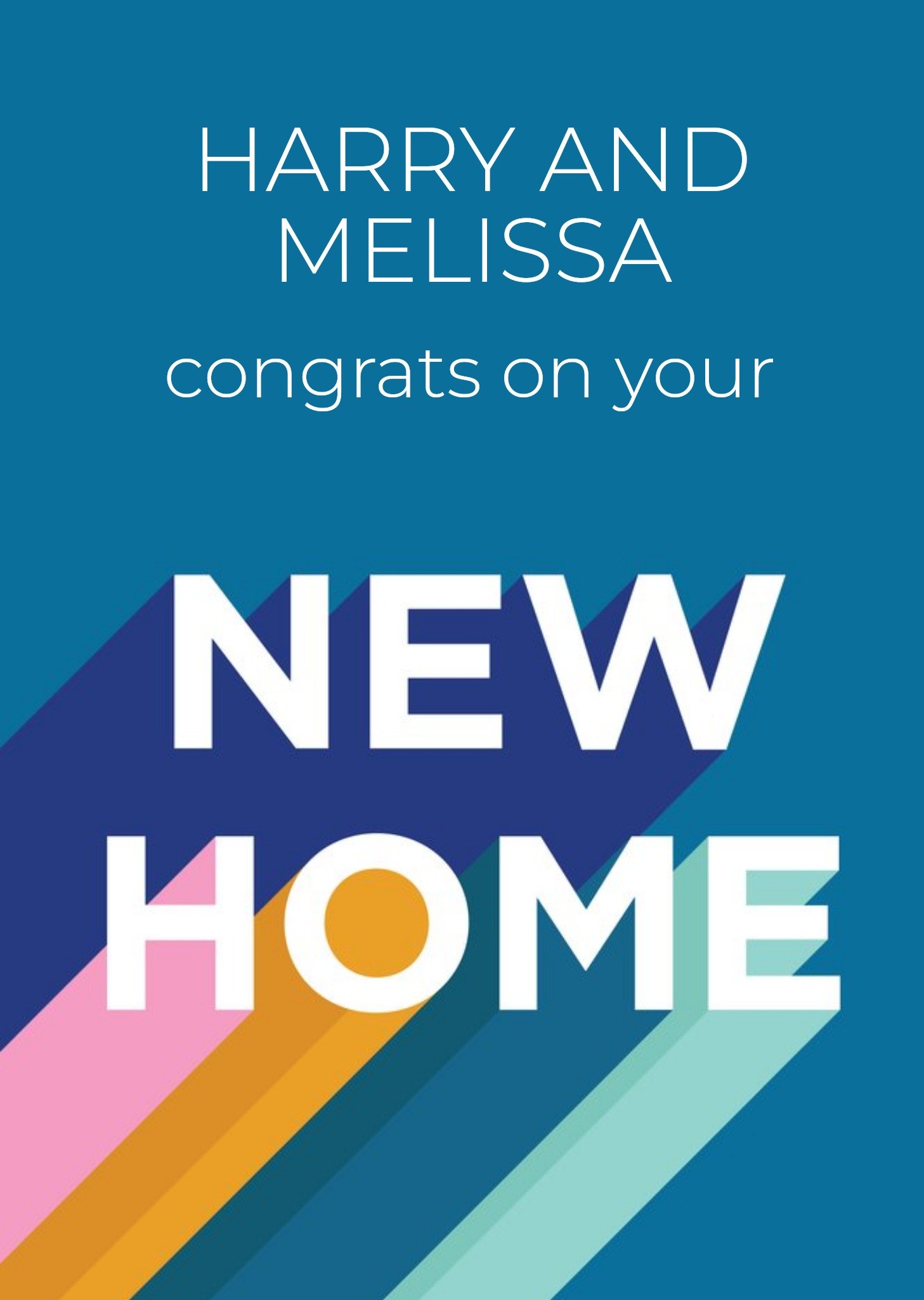 Moonpig Natalie Alex Designs Congratulations Illustrated New Home Card