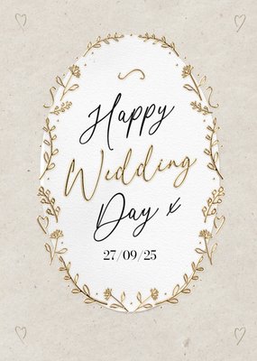 Happy Wedding Day Card