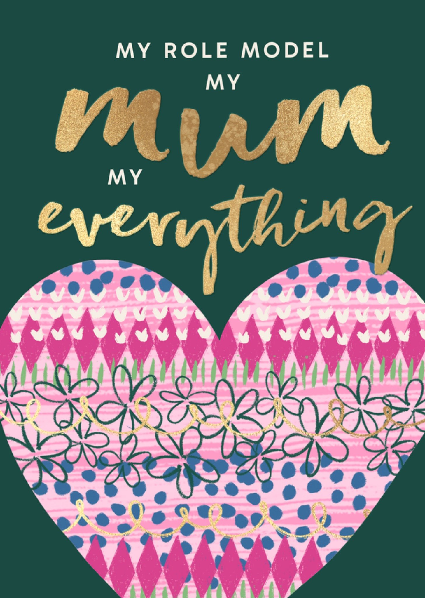 Moonpig My Role Model My Mum My Everything Card
