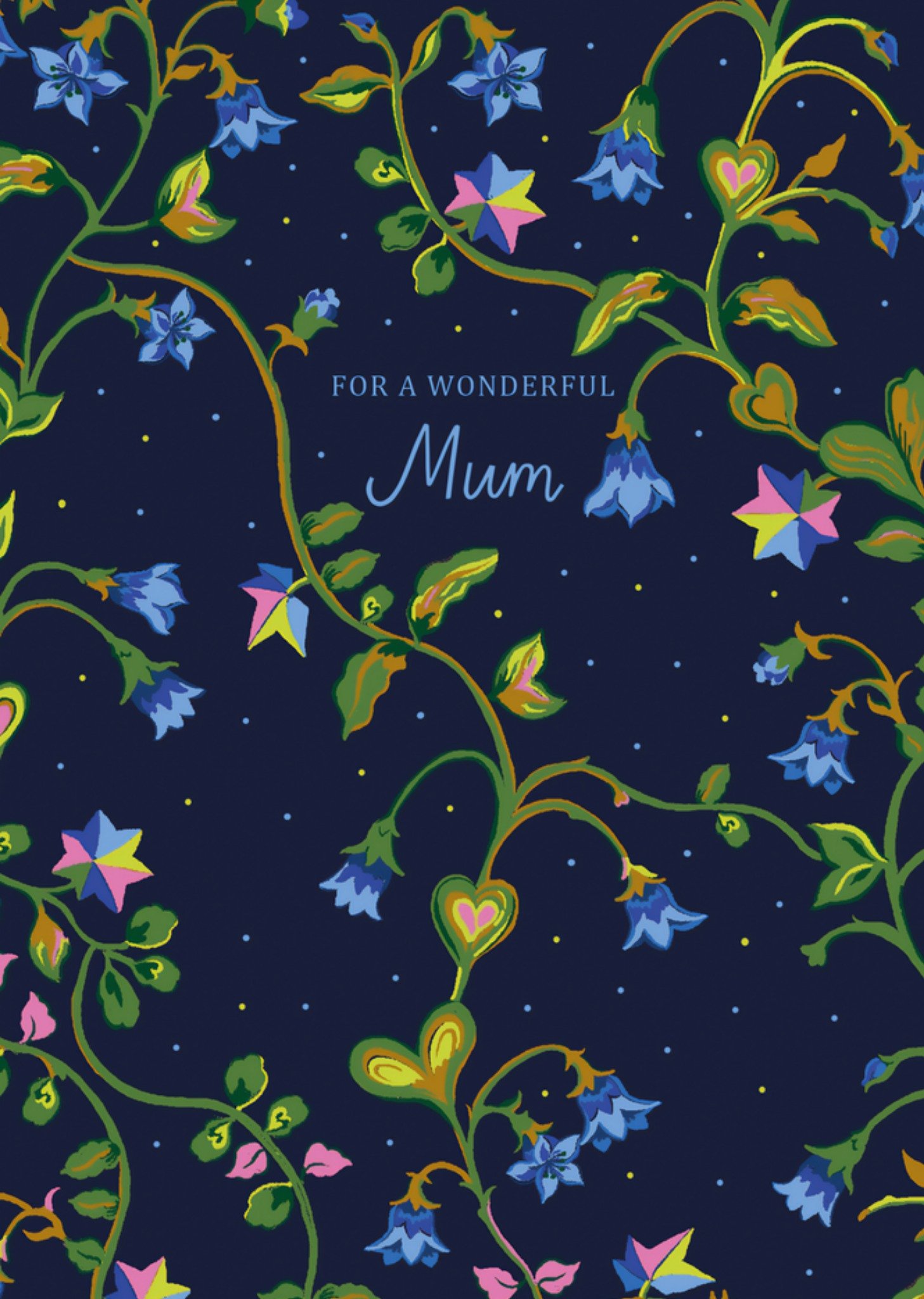 Cath Kidston For My Wonderful Mum Illustrated Floral Mother's Day Card