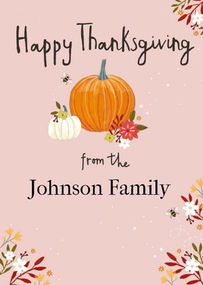 Clintons Thoughtful Family Thanksgiving Card