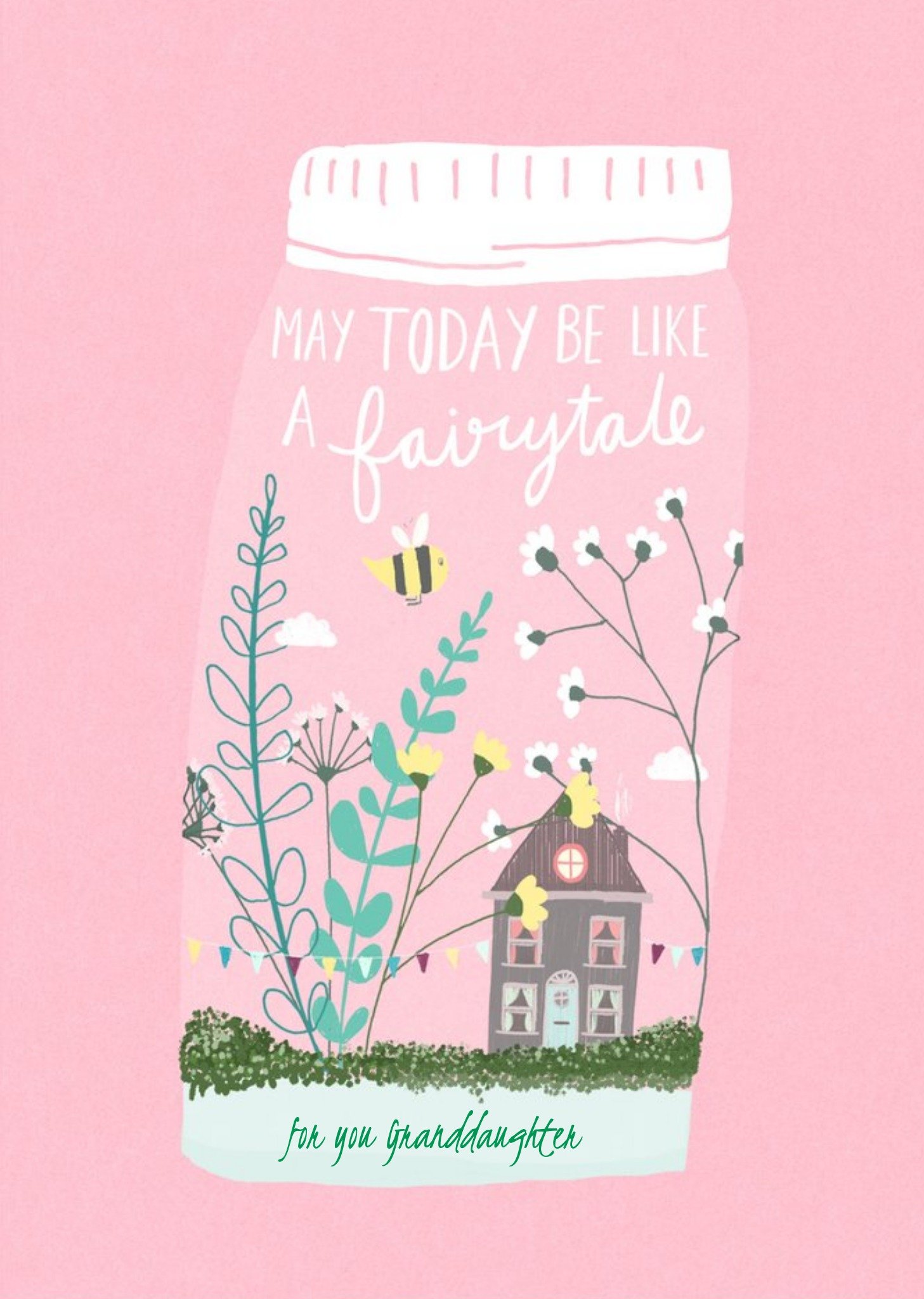 Moonpig Happy Birthday Card - Granddaughter