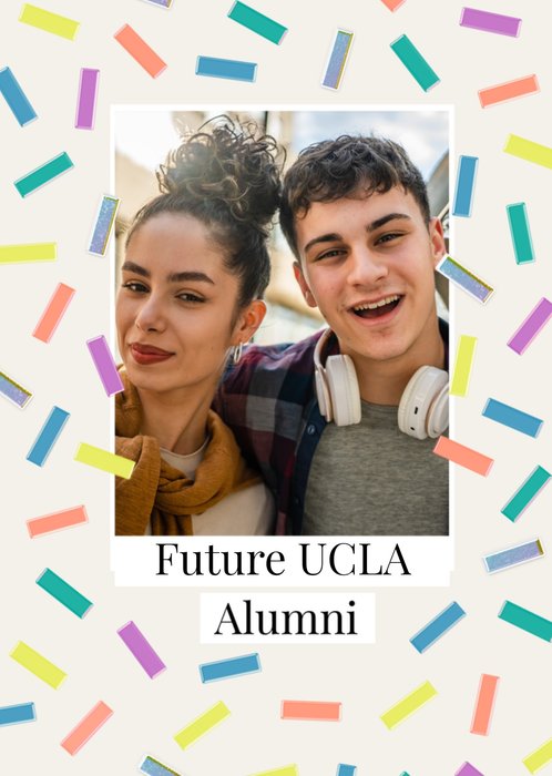 College Acceptance Photo Upload Card