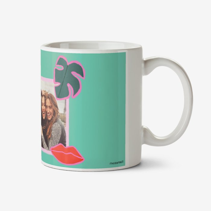 Modern Kendra Dandry Illustration and Photo Upload Birthday Mug