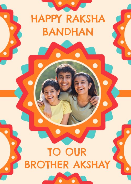 Raksha Bandhan Photo Upload Card