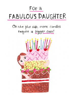 Fabulous Daughter Birthday Card