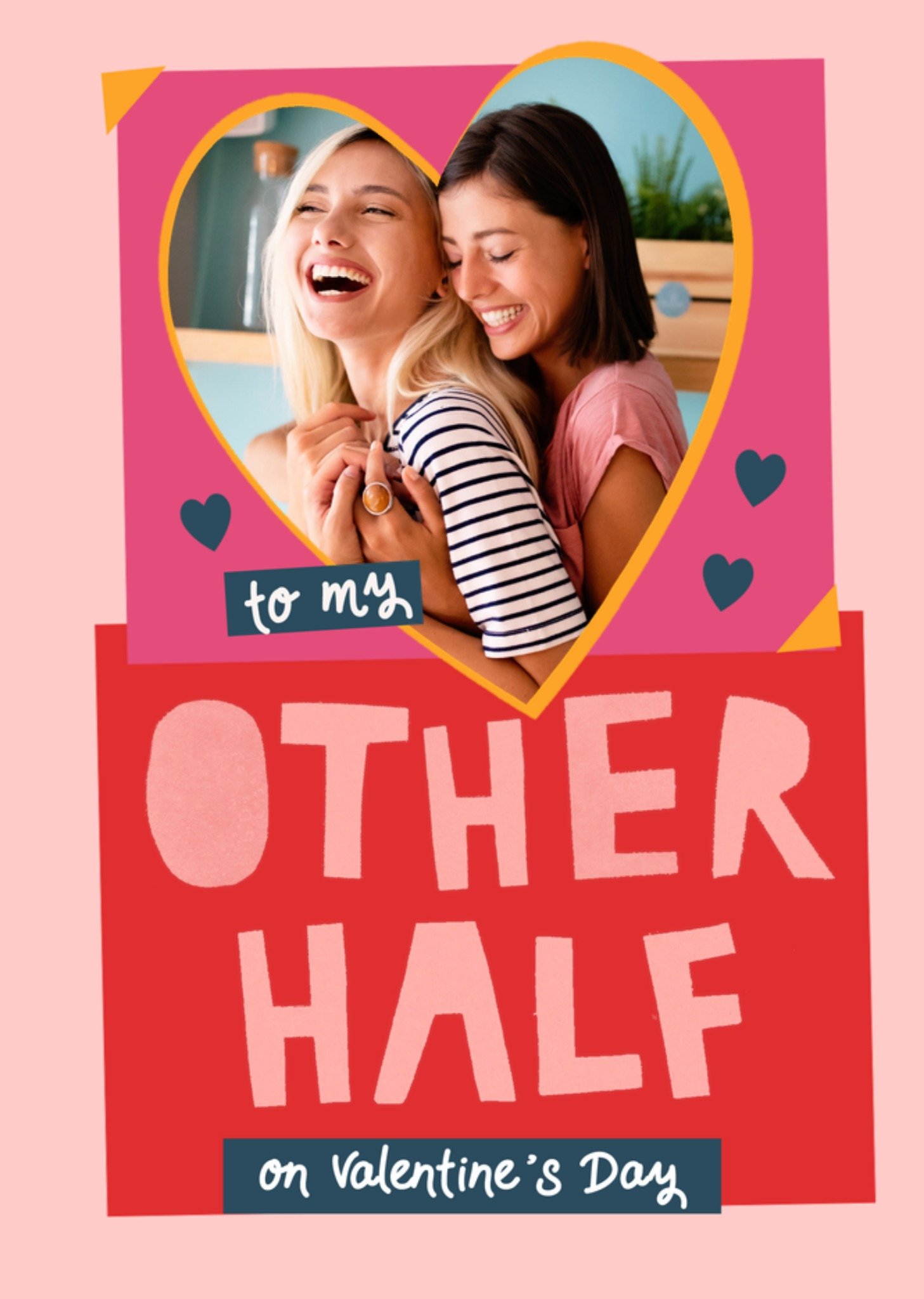 Moonpig To My Other Half Photo Upload Valentine's Day Card