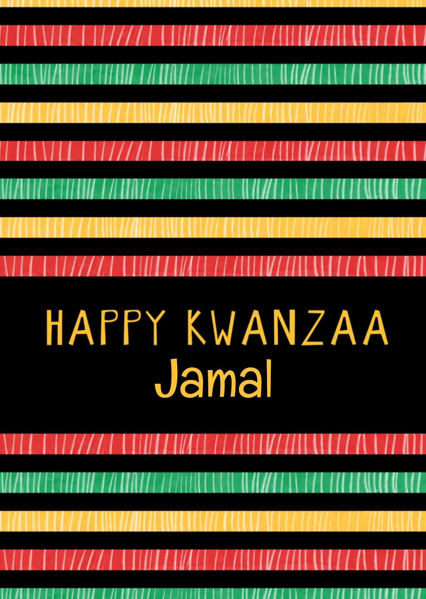 Moonpig Happy Kwanzaa Card, Large