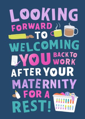 Welcoming You Back To Work After Maternity Card