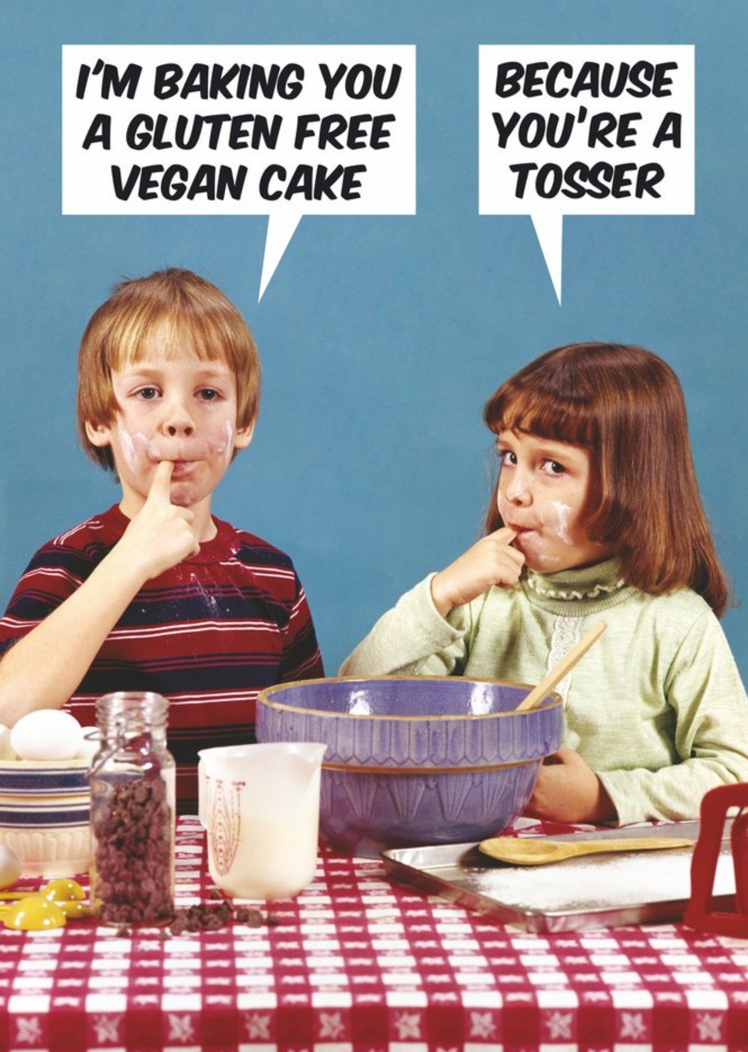 Moonpig Dean Morris Gluten Free Vegan Funny Card