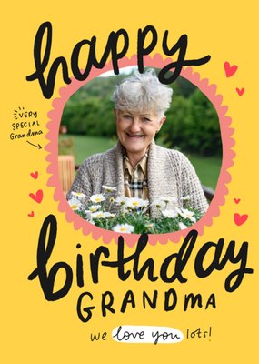 Grandma Photo Upload Birthday Card