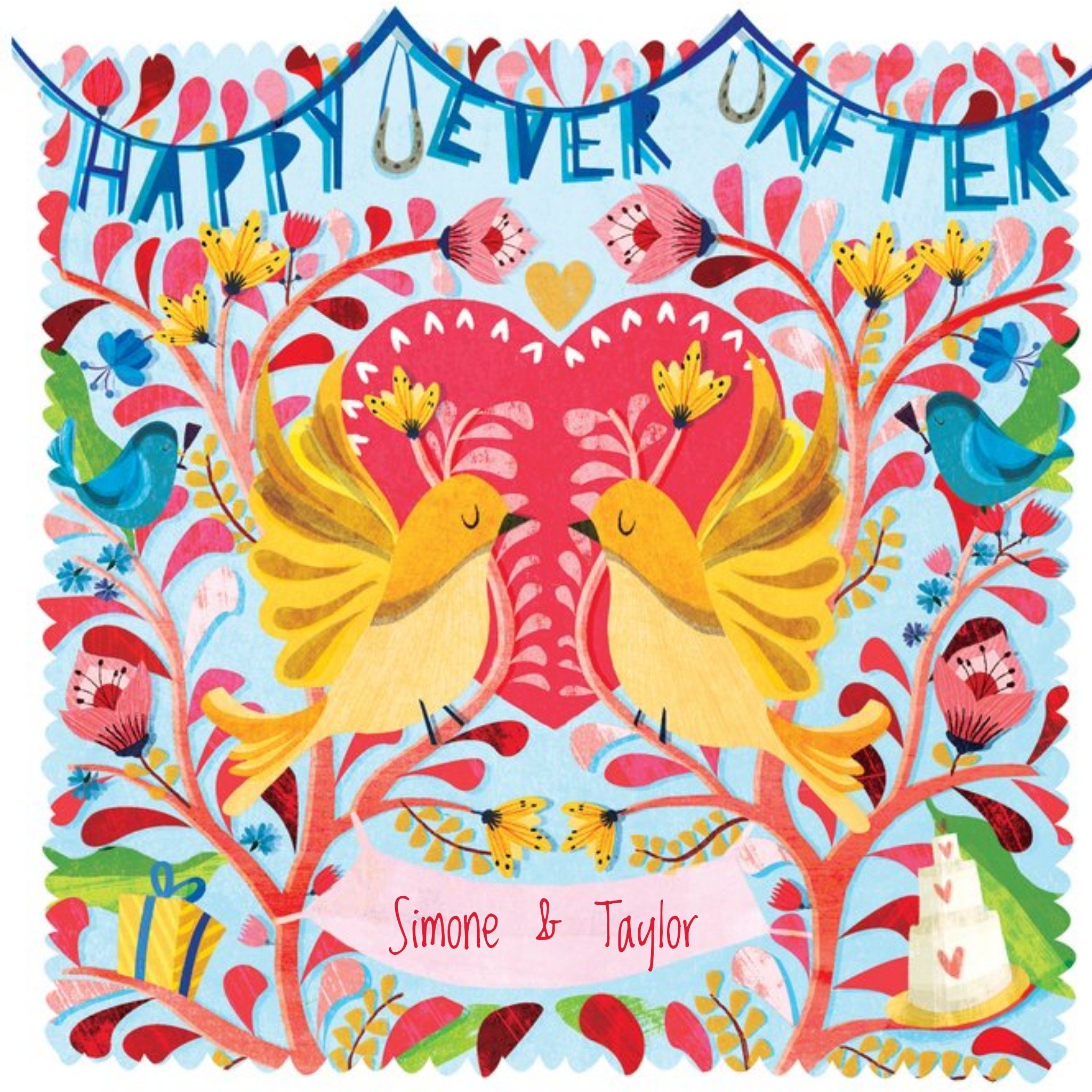 Moonpig Wedding Card - Wedding - Happy Ever After
