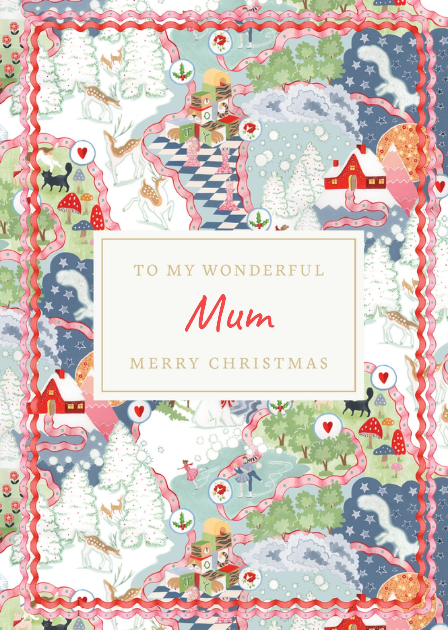 To My Wonderful Mum Cath Kidston Christmas Card