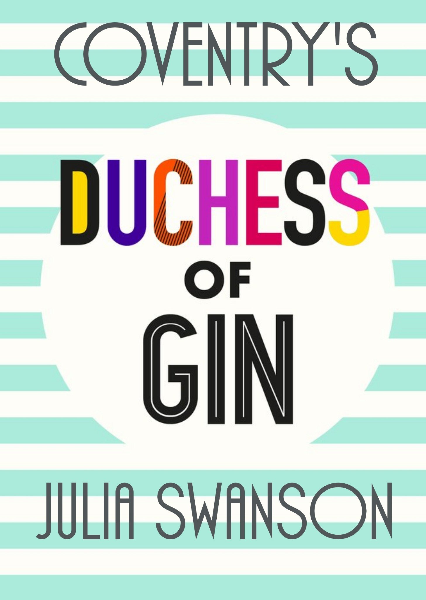 Moonpig Personalised Duchess Of Gin Card