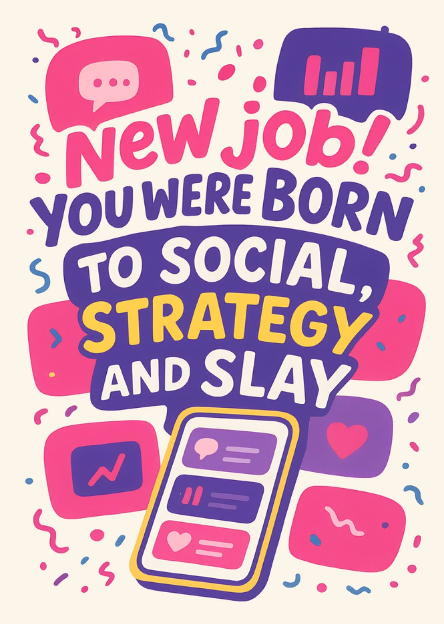 Moonpig You Were Born To Social Strategy And Slay New Job Card