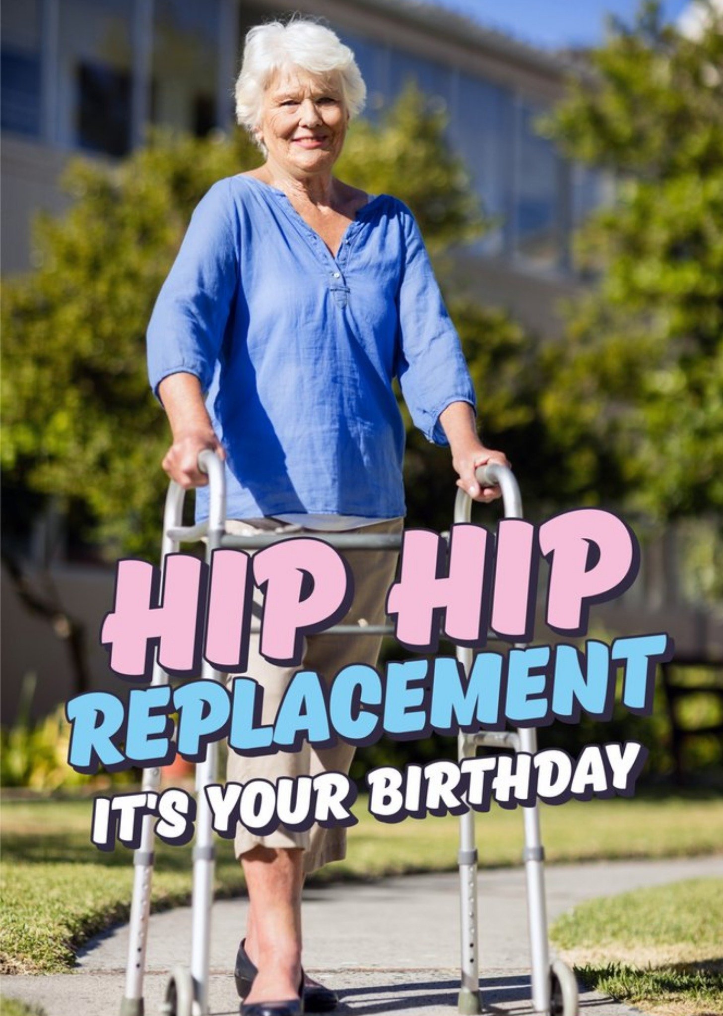 Moonpig Funny Hip Hip Replacement Birthday Card