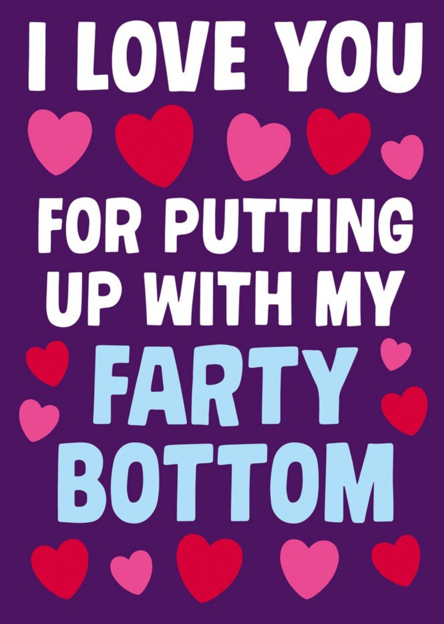 Moonpig Dean Morris Farty Bottom Funny Anniversary Card