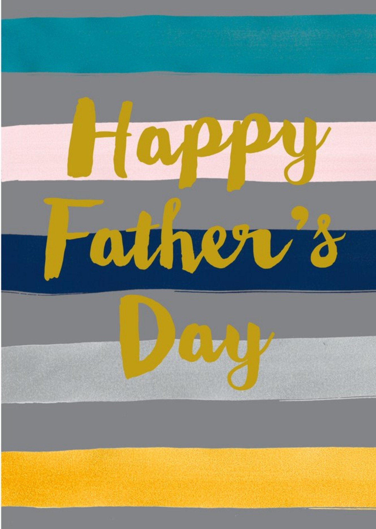 Moonpig Happy Fathers Day Stripy Card