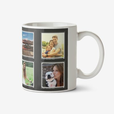 Grey 8 Photo Upload Mug