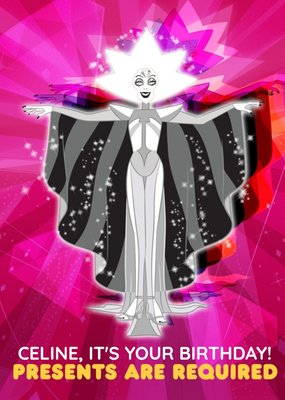 Steven Universe White Diamond Presents Are Required Birthday Card