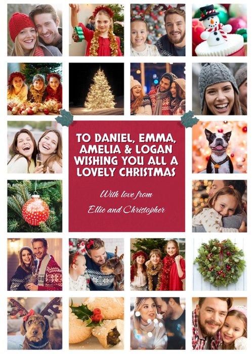 Multi Photo upload Christmas Card