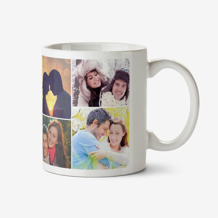 Valentine's Day Photo Collage Photo Upload Mug