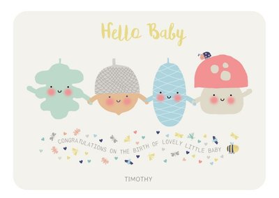 New baby card