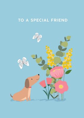 Klara Hawkins Dog Special Friend Card