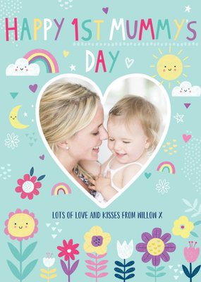 Happy First Mummys Day Photo Upload Mothers Day Card