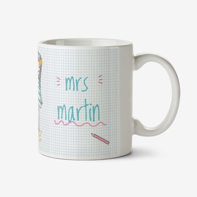 Thank You Teacher Personalised Mug
