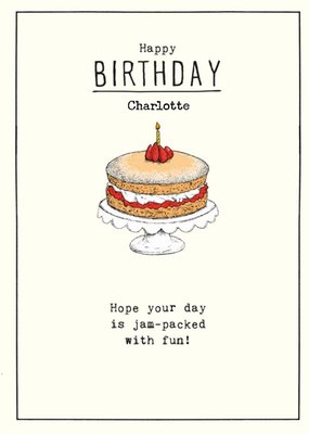 Hope Your Day Is Jam Packed With Fun Birthday Card