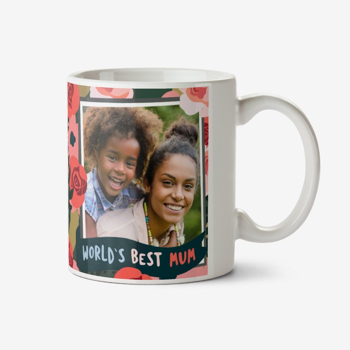 World's Best Mum Cute Funny Photo Upload Mug