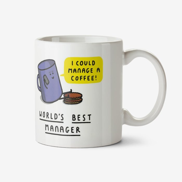 World's Best Manager Funny Pun Mug