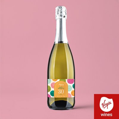 Personalised 30th Birthday Prosecco 75cl