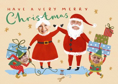 Have A Very Merry Christmas Photo Upload Card