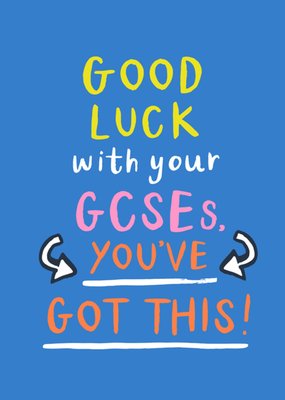 Good Luck With Your GCSEs Card