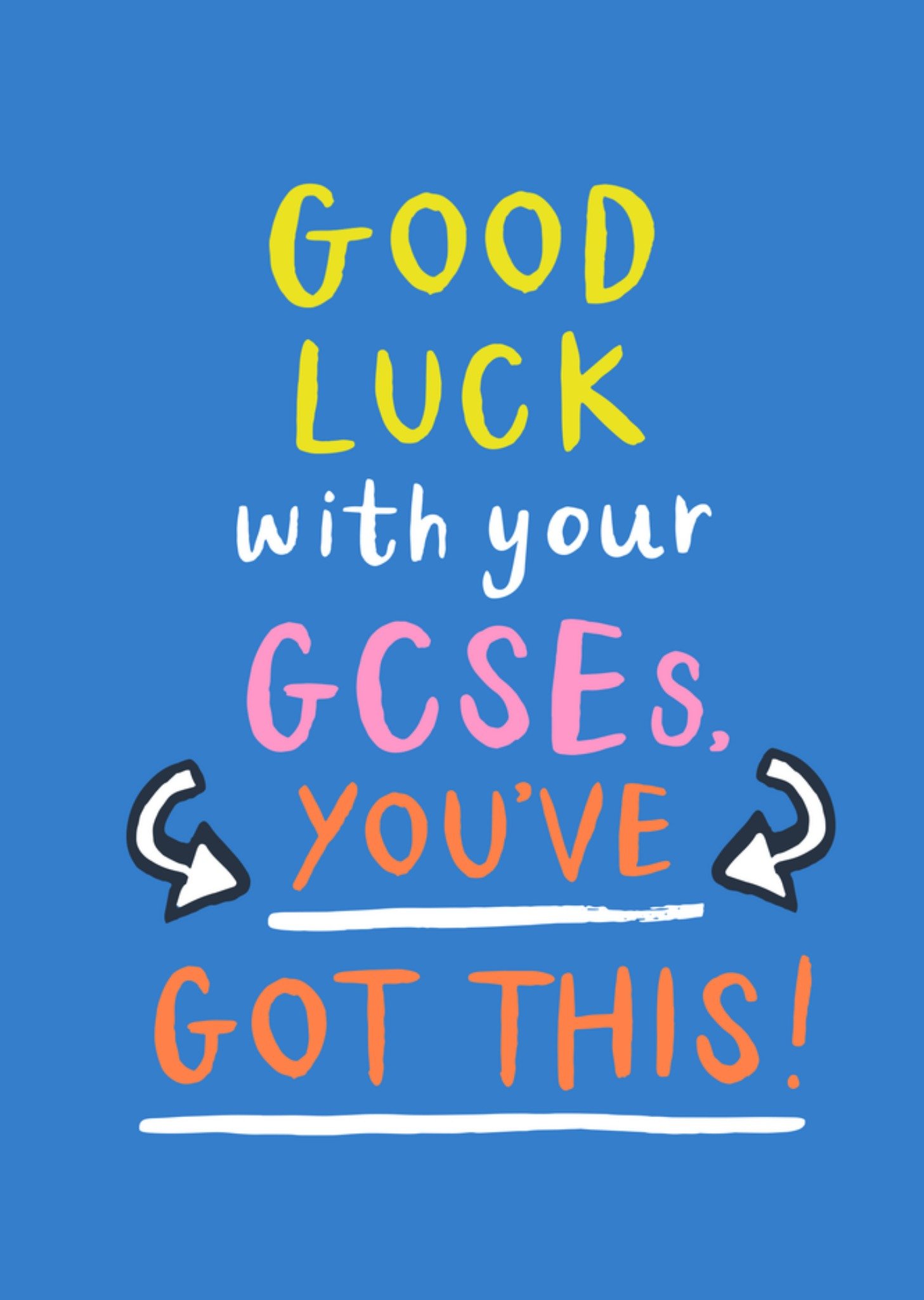 Moonpig Good Luck With Your Gcses Card
