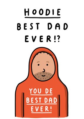 Hoodie Best Dad Ever Card