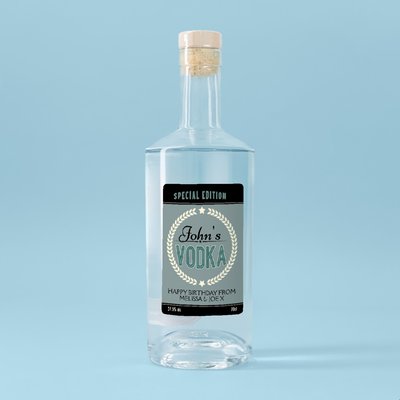Personalised Birthday Vodka 70cl