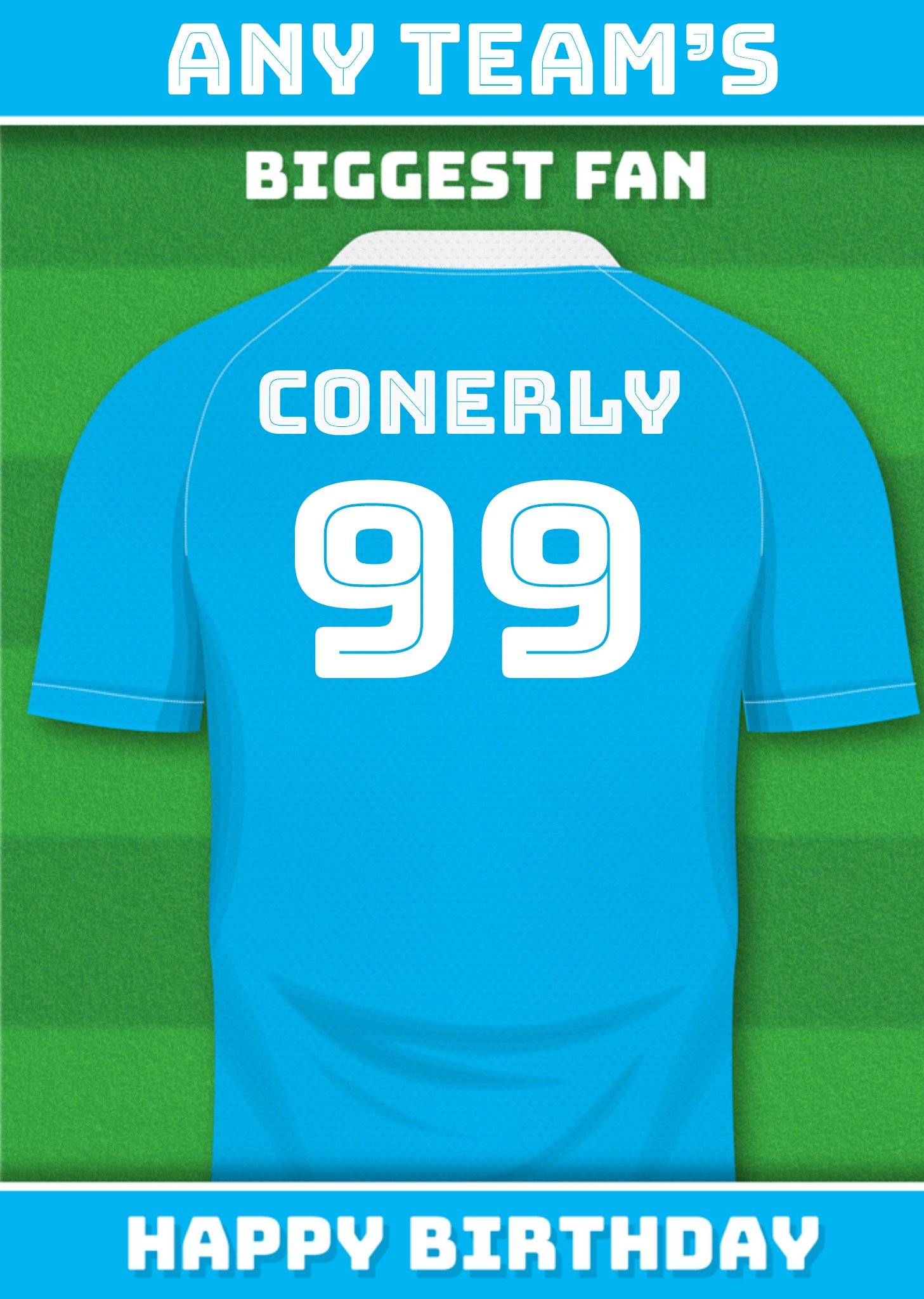 Moonpig Football Legends Birthday Card