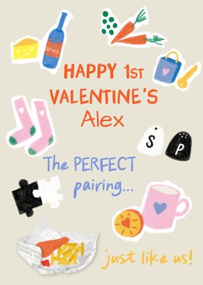 Perfect Pairing 1st Valentine's Day Card