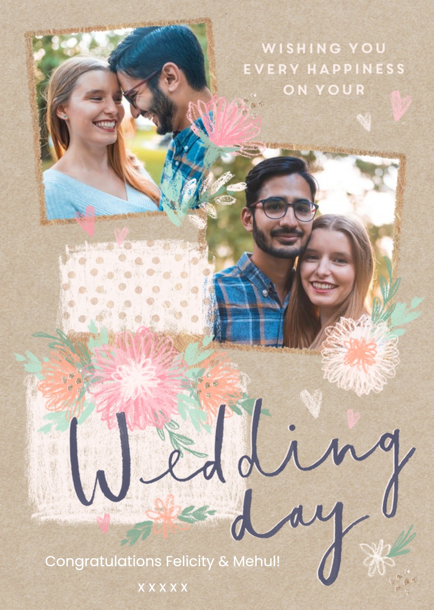 Moonpig Wedding Card - Wedding Day - Photo Upload